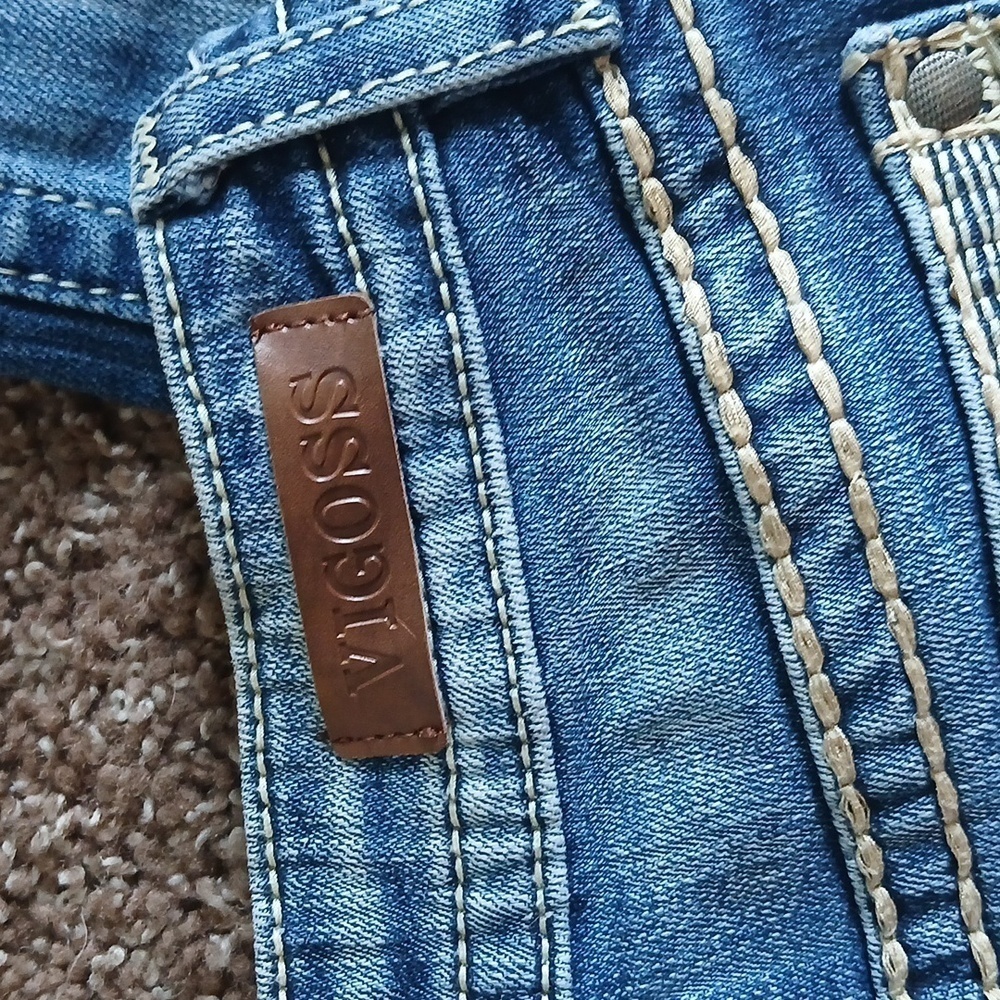 Vigross slim boot cut  blue jeans size 2 - Picture 7 of 16